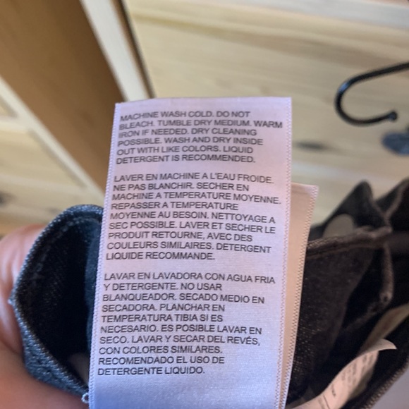 Levi's Wedgie Straight Black Gray Cutoff Shorts Size 27 - Picture 9 of 10